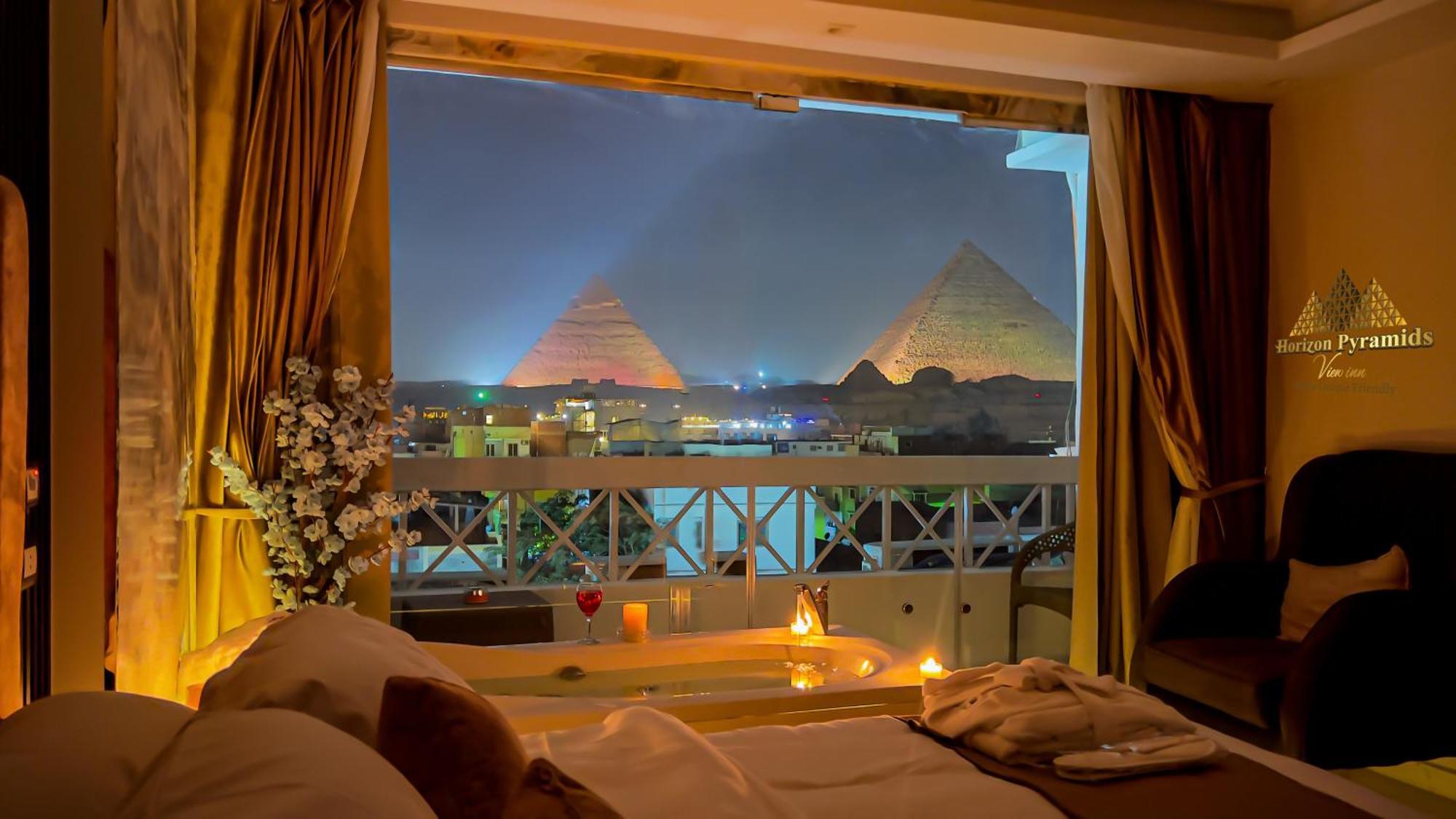 Horizon Pyramids View Inn Kafrat al Jabal Экстерьер фото