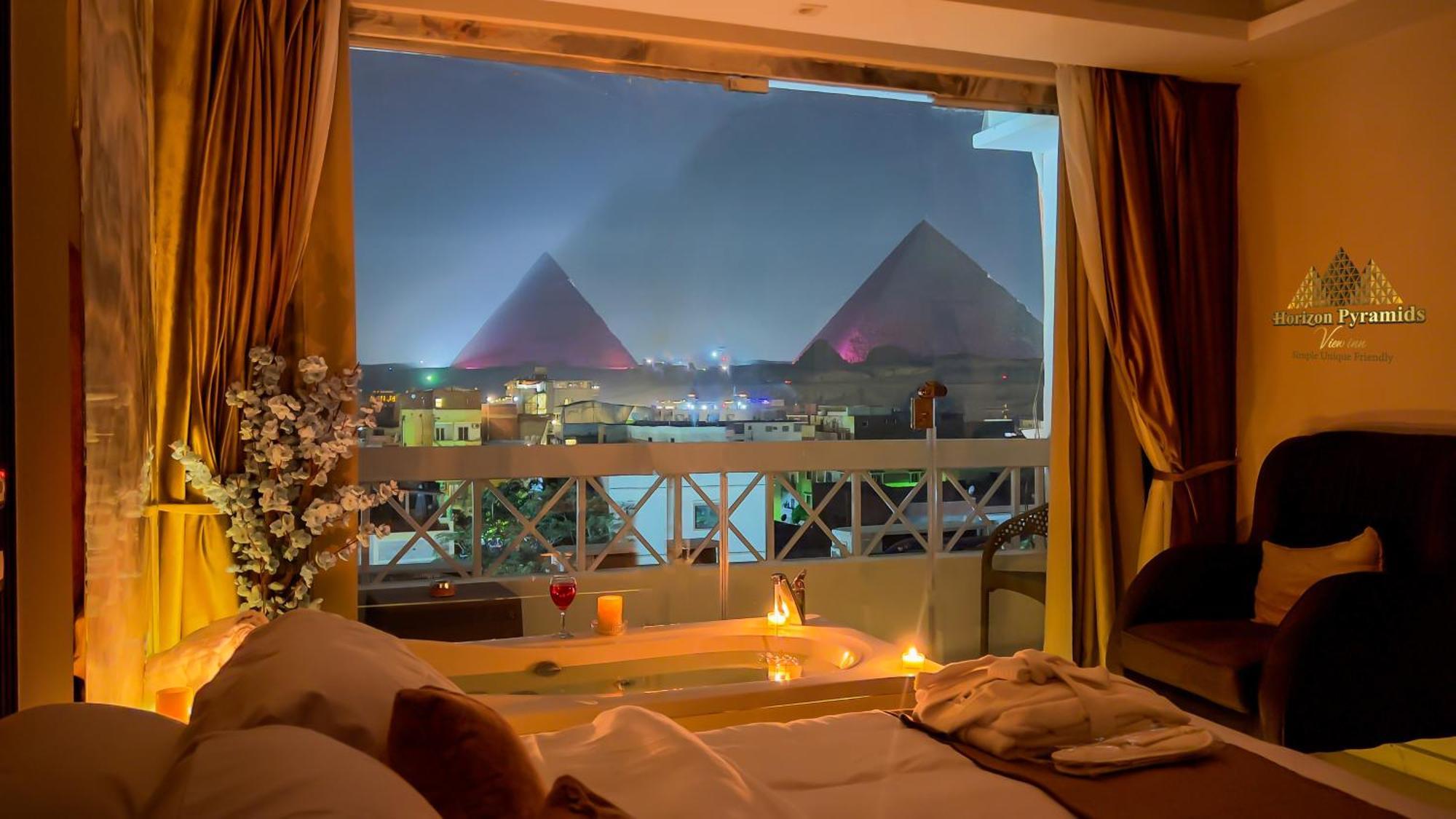 Horizon Pyramids View Inn Kafrat al Jabal Экстерьер фото